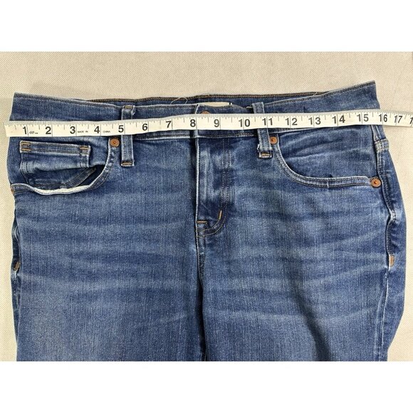 Madewell 8" Skinny Jeans Women's 30 Mid Rise Medium Wash Denim - Picture 7 of 9